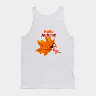 Summer little Girl Pintings Tank Top